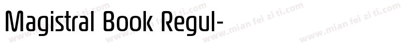 Magistral Book Regul字体转换